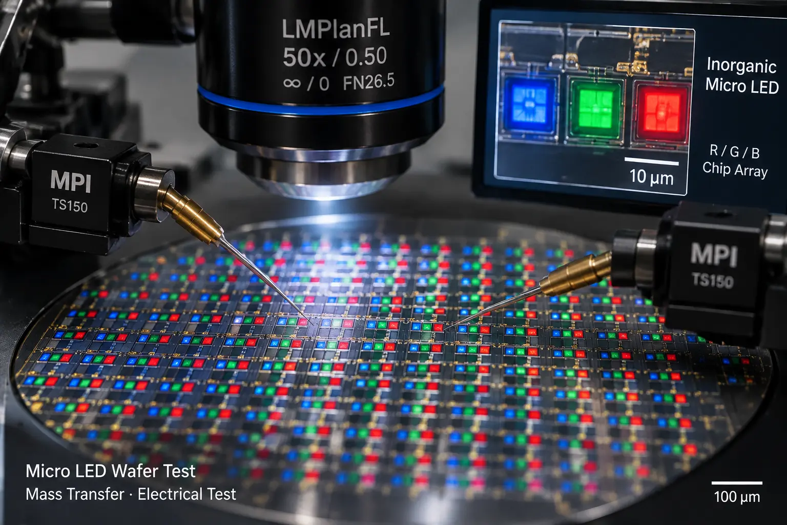 Inorganic Micro LED chip array